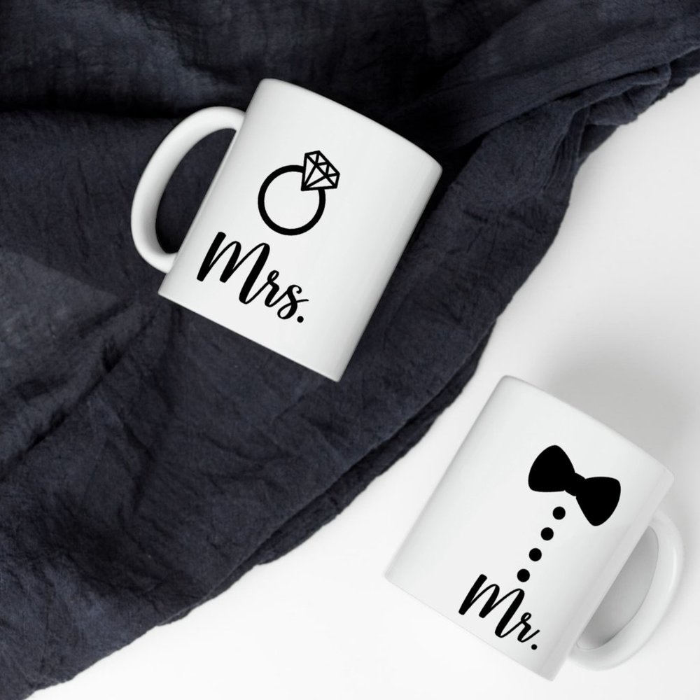 Mr and Mrs Mug Set